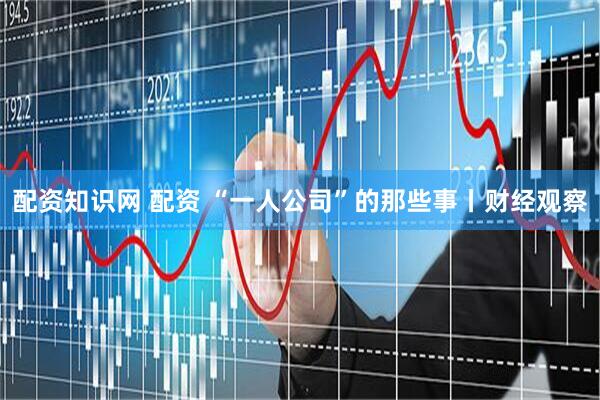 配资知识网 配资 “一人公司”的那些事丨财经观察